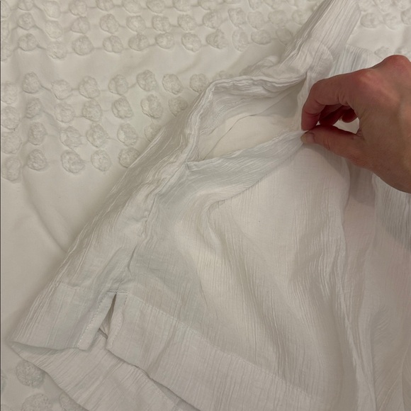 Abercrombie & Fitch High Rise Linen Blend Pull On Shorts Pockets Size Small - Picture 5 of 10